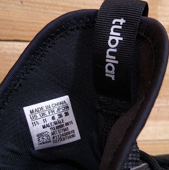 Adidas Tubular X Original, Men's 11.5, Core Black & White - Picture 12 of 13